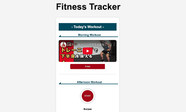 Fitness Tracker